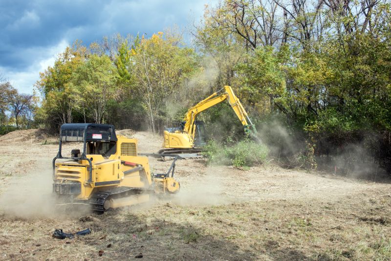 Local Parking Lot Land Clearing pros at work