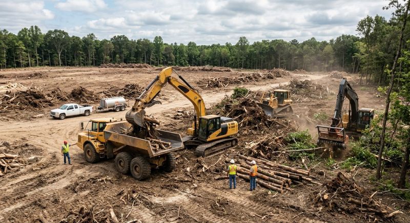 Commercial Land Clearing in Cumming, GA
