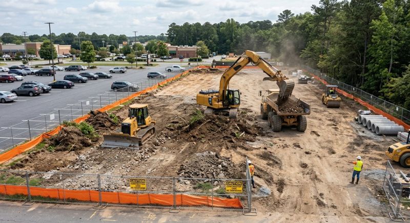Commercial Lot Clearing in Gwinnett County, GA