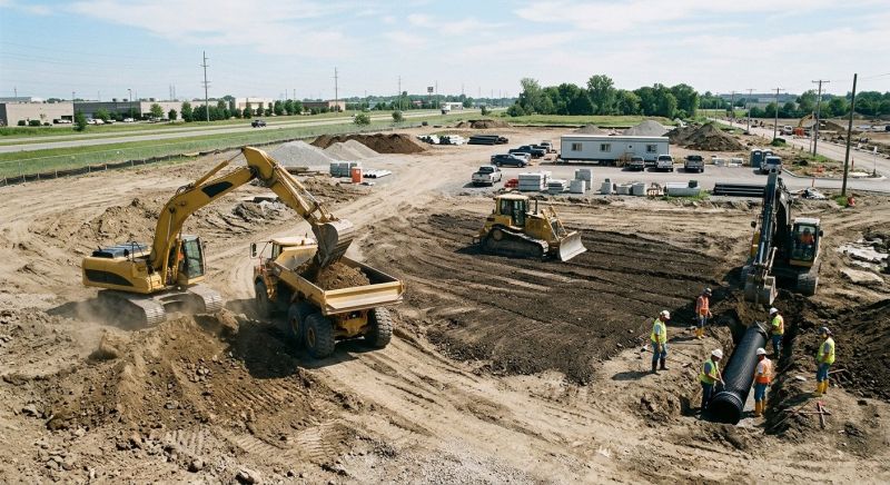 Parking Lot Site Preparation in Gwinnett County, GA