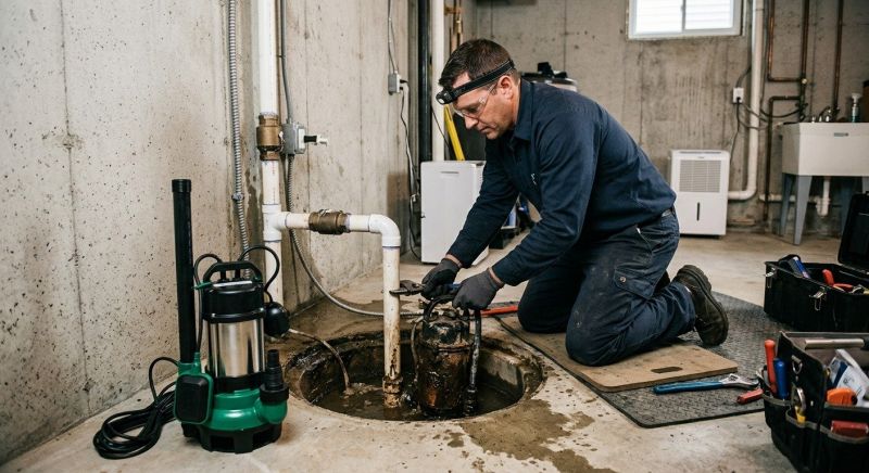 Sump Pump Relocation in Framingham, MA