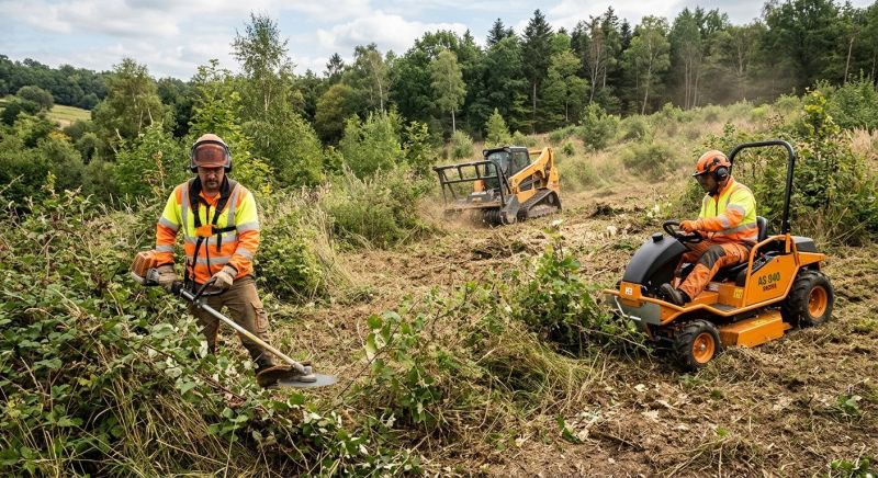 Underbrush Clearing in Gwinnett County, GA